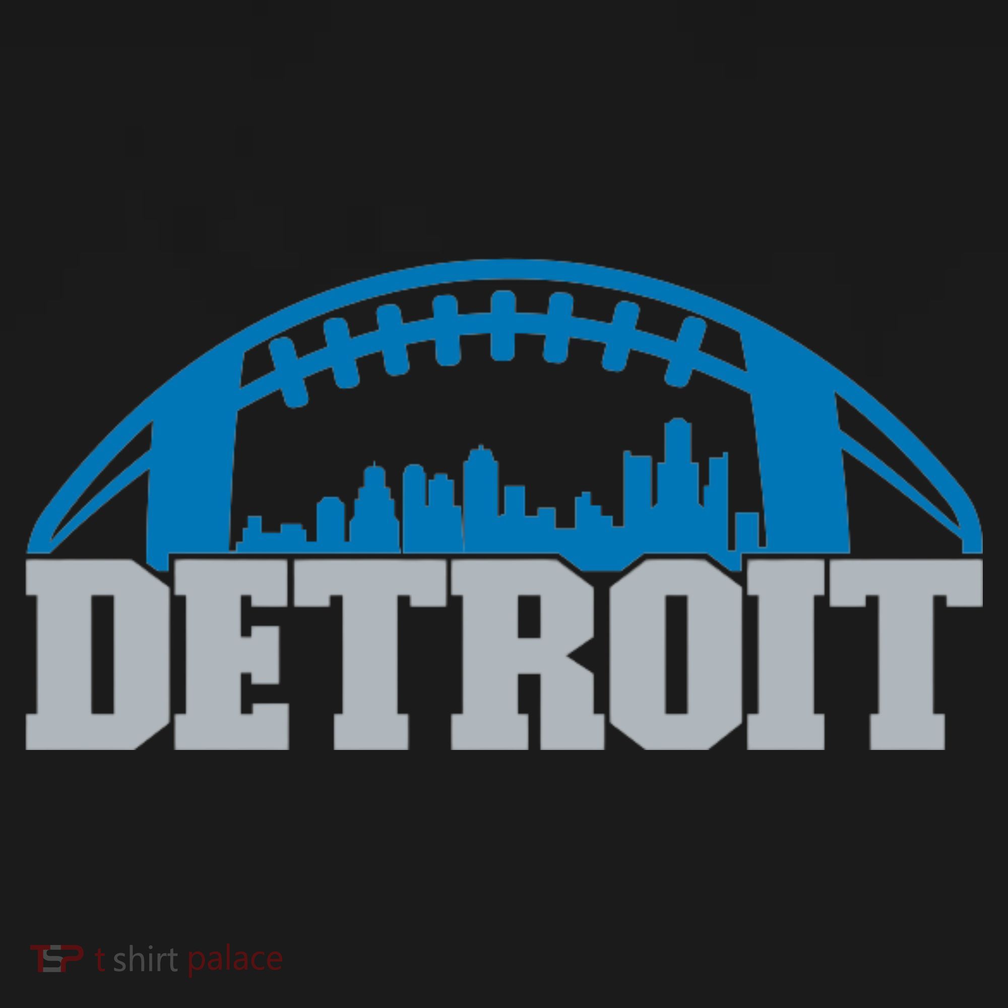 Cool Detroit Football With City Women's Hoodie