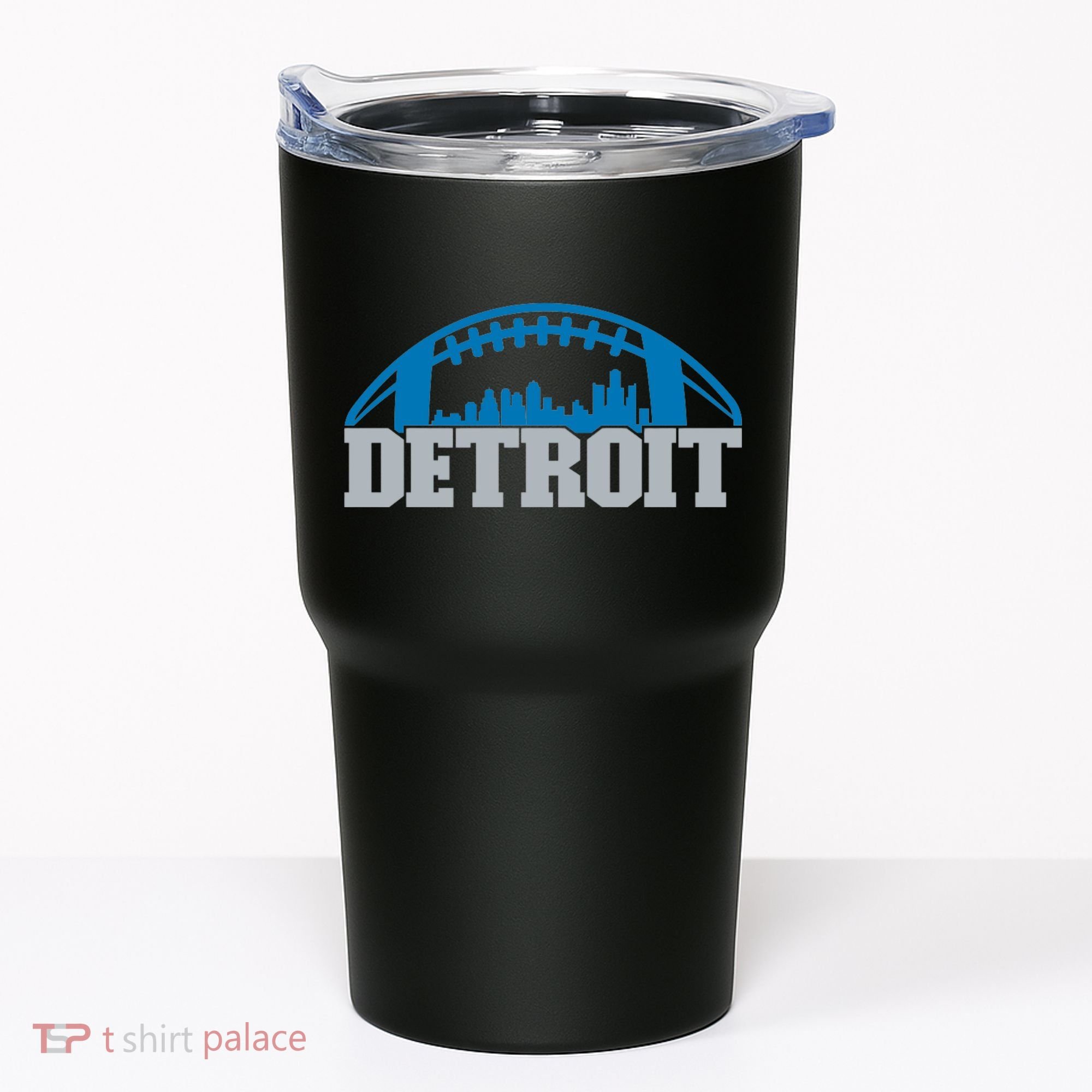 Cool Detroit Football With City Tumbler