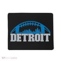 Cool Detroit Football With City Mousepad thumb 0