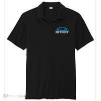 Cool Detroit Football With City Sport-Tek Posi-UV Pro Polo thumb 0