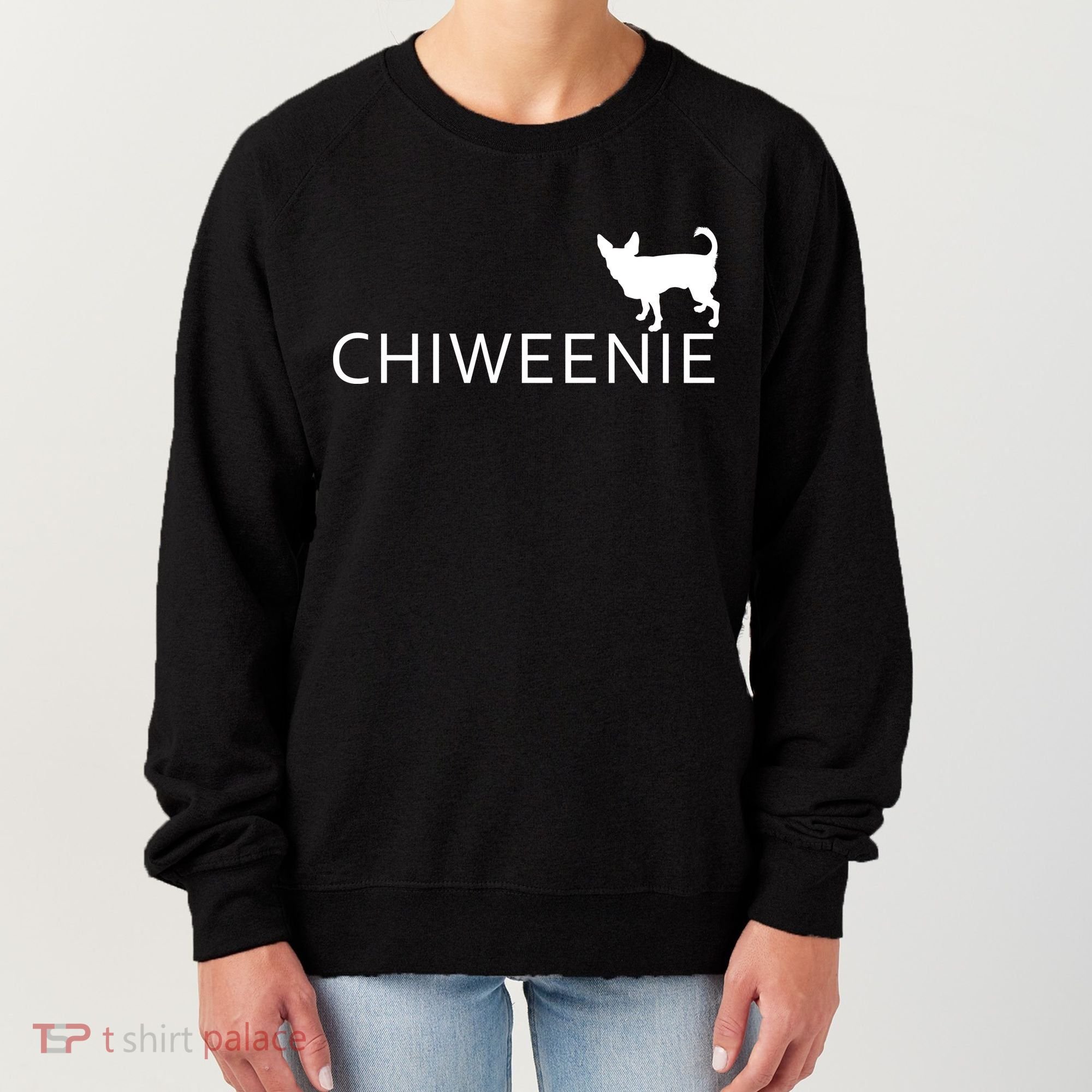 Chiweenie Dog Funny Logo Women's Sweatshirt