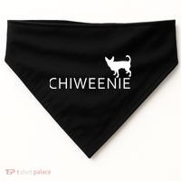 Chiweenie Dog Funny Logo USA-Made Doggie Bandana thumb 0