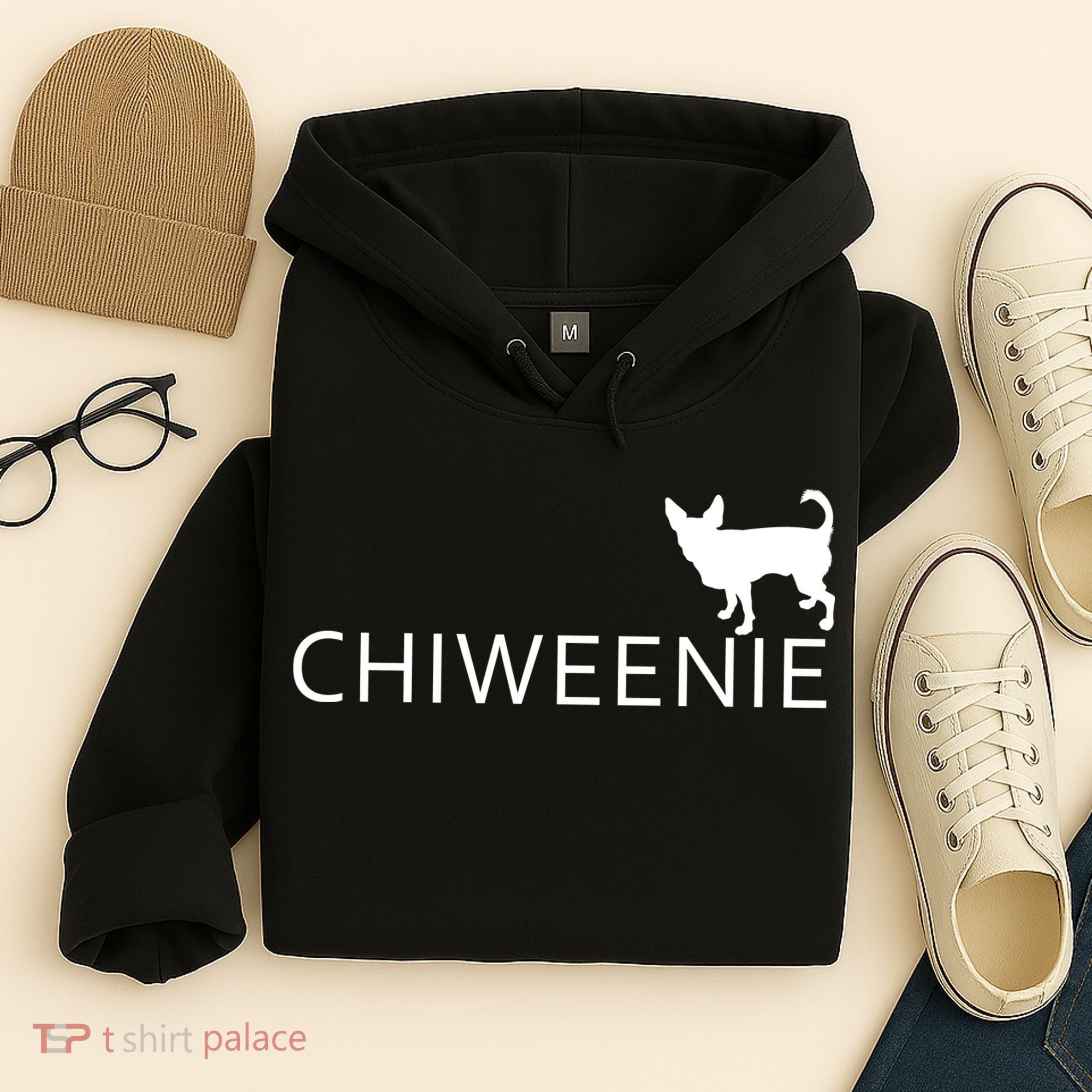 Chiweenie Dog Funny Logo Hoodie