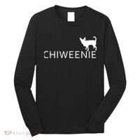 Chiweenie Dog Funny Logo Long Sleeve Shirt thumb 0