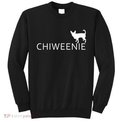 Chiweenie Dog Funny Logo Sweatshirt