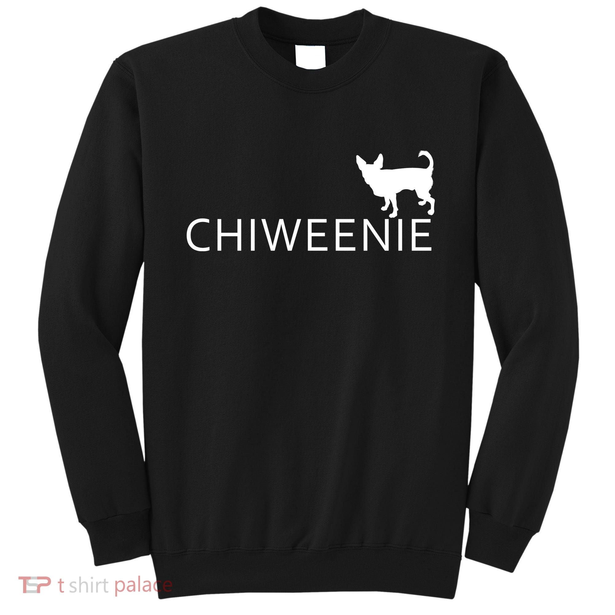 Chiweenie Dog Funny Logo Sweatshirt