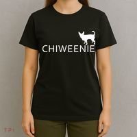 Chiweenie Dog Funny Logo T-Shirt thumb 4