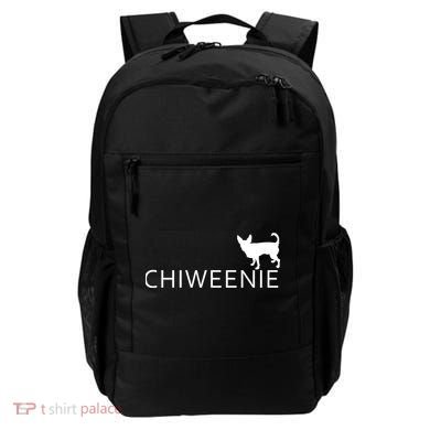 Chiweenie Dog Funny Logo Backpack