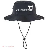 Chiweenie Dog Funny Logo Bucket Hat thumb 0
