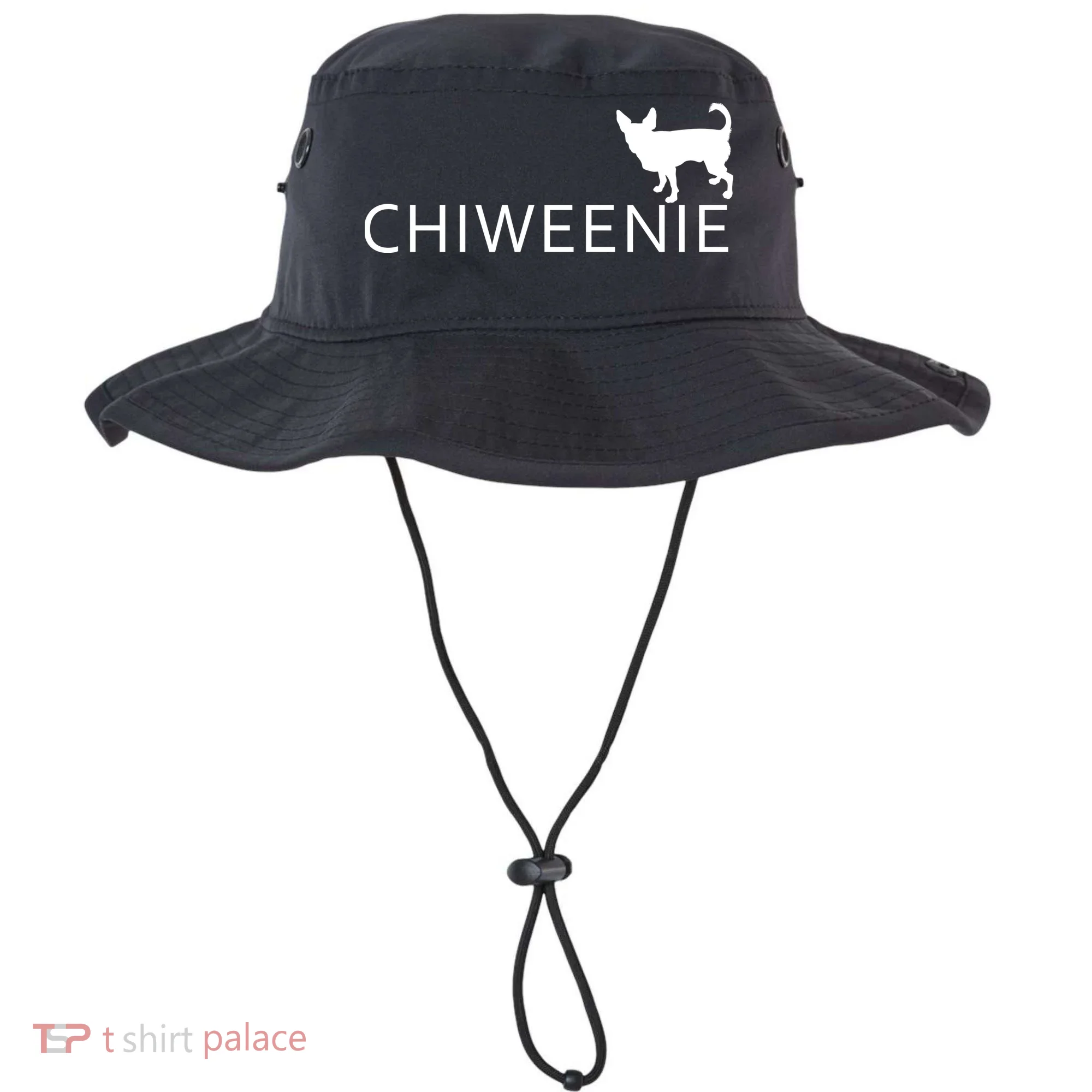 Chiweenie Dog Funny Logo Bucket Hat