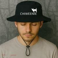 Chiweenie Dog Funny Logo Bucket Hat thumb 2