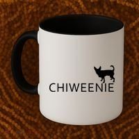 Chiweenie Dog Funny Logo Coffee Mug thumb 2