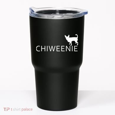 Chiweenie Dog Funny Logo Tumbler