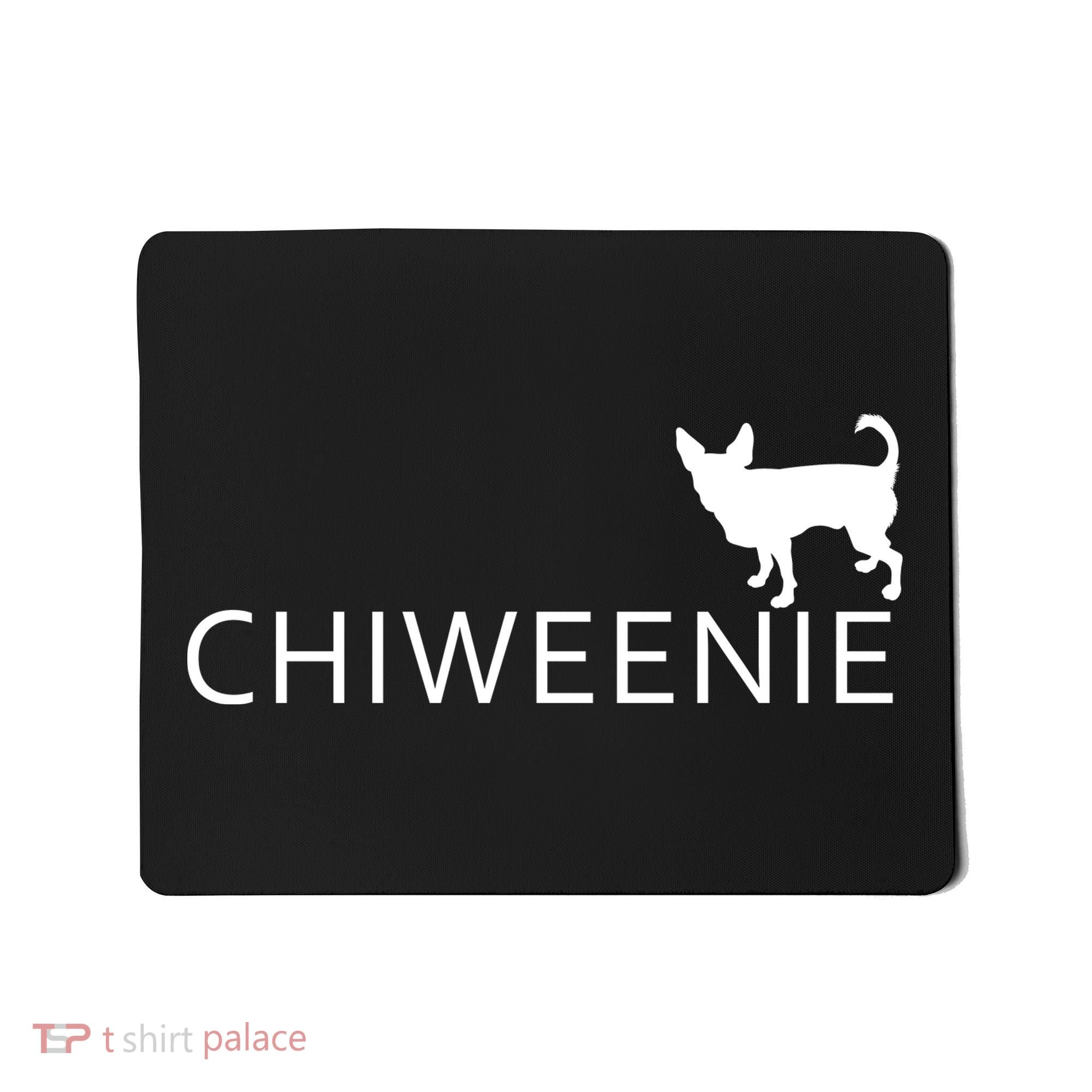 Chiweenie Dog Funny Logo Mousepad
