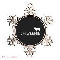 Chiweenie Dog Funny Logo Ornament thumb 0