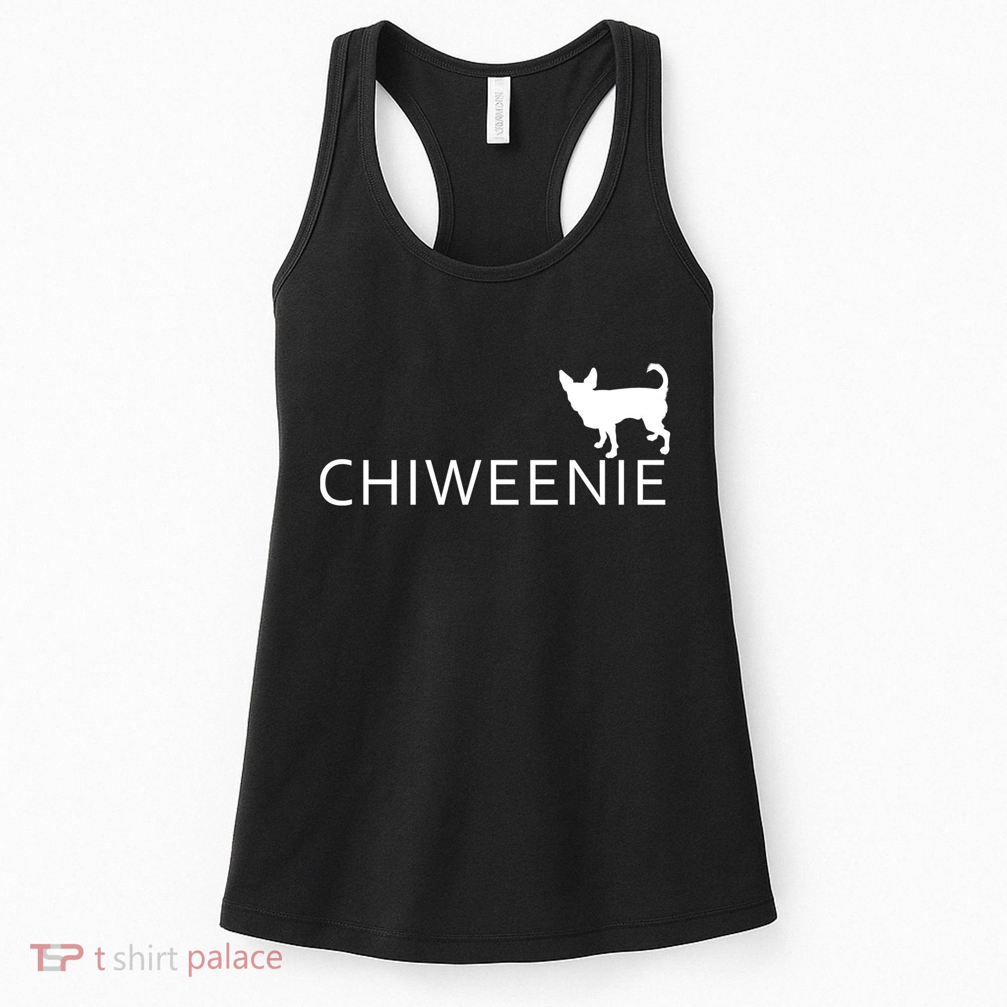 Chiweenie Dog Funny Logo Women's Tank Top