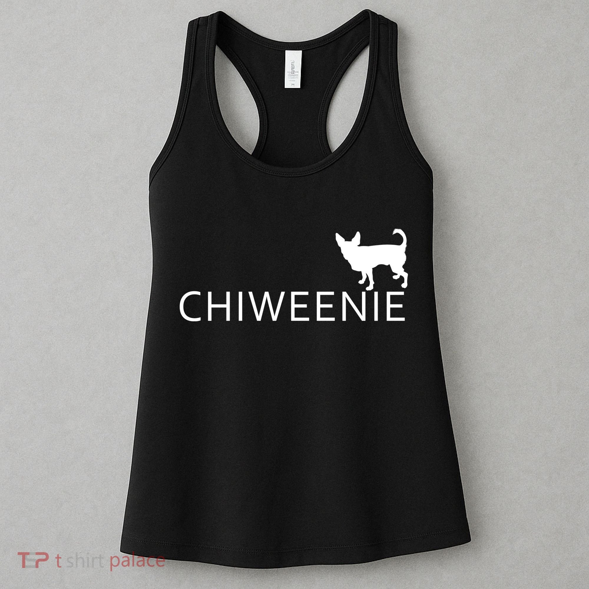 Chiweenie Dog Funny Logo Women's Tank Top
