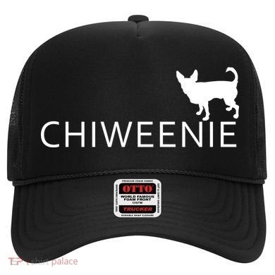 Chiweenie Dog Funny Logo Hat