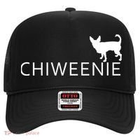 Chiweenie Dog Funny Logo Hat thumb 0