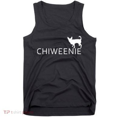 Chiweenie Dog Funny Logo Tank Top