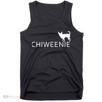 Chiweenie Dog Funny Logo Tank Top thumb 0