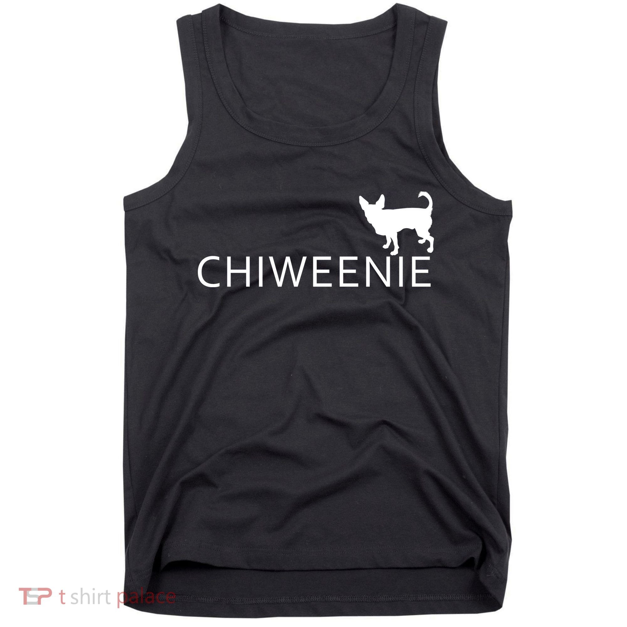Chiweenie Dog Funny Logo Tank Top