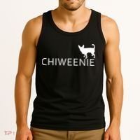 Chiweenie Dog Funny Logo Tank Top thumb 3
