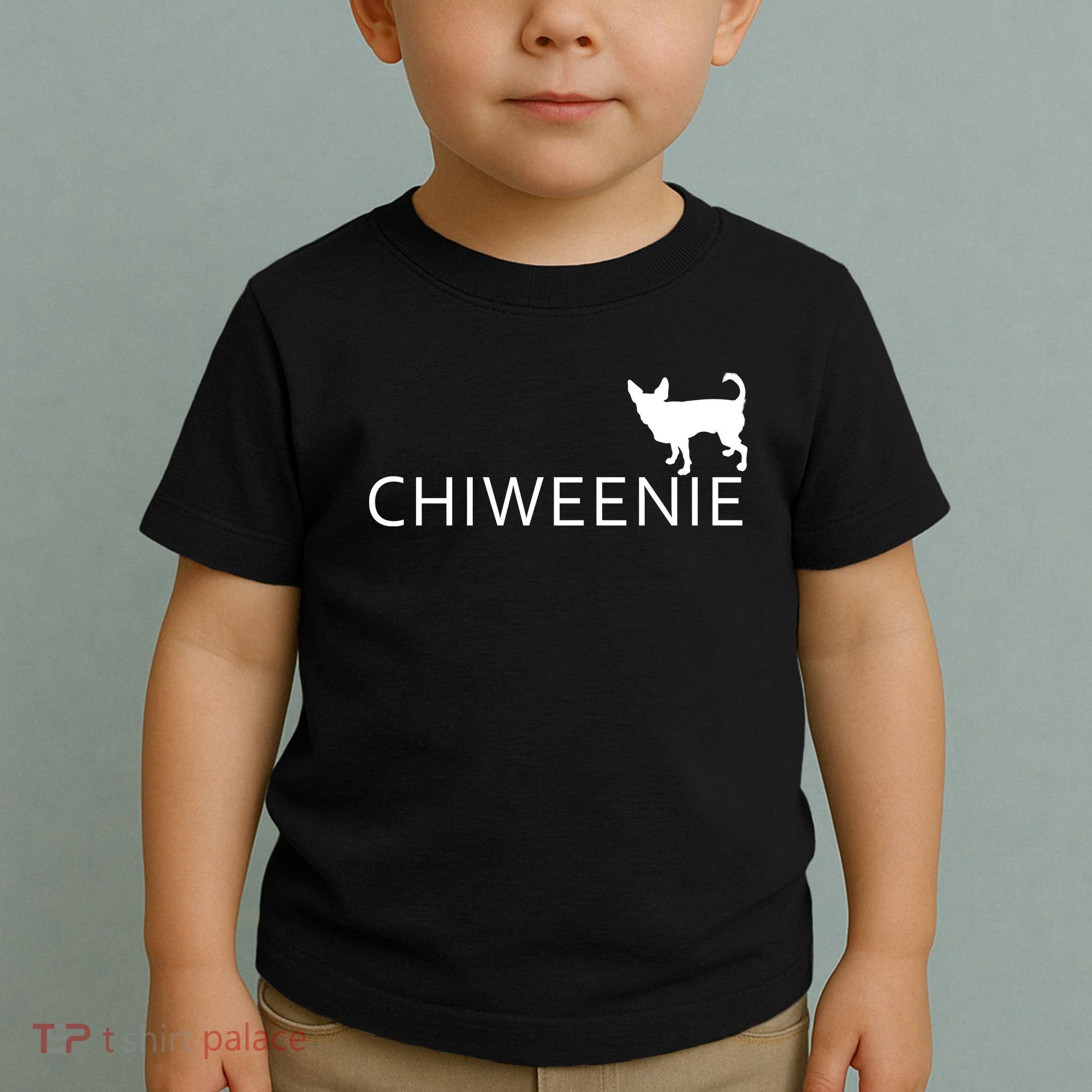 Chiweenie Dog Funny Logo Toddler T-Shirt