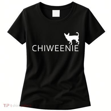 Chiweenie Dog Funny Logo Women's T-Shirt