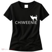 Chiweenie Dog Funny Logo Women's T-Shirt thumb 0