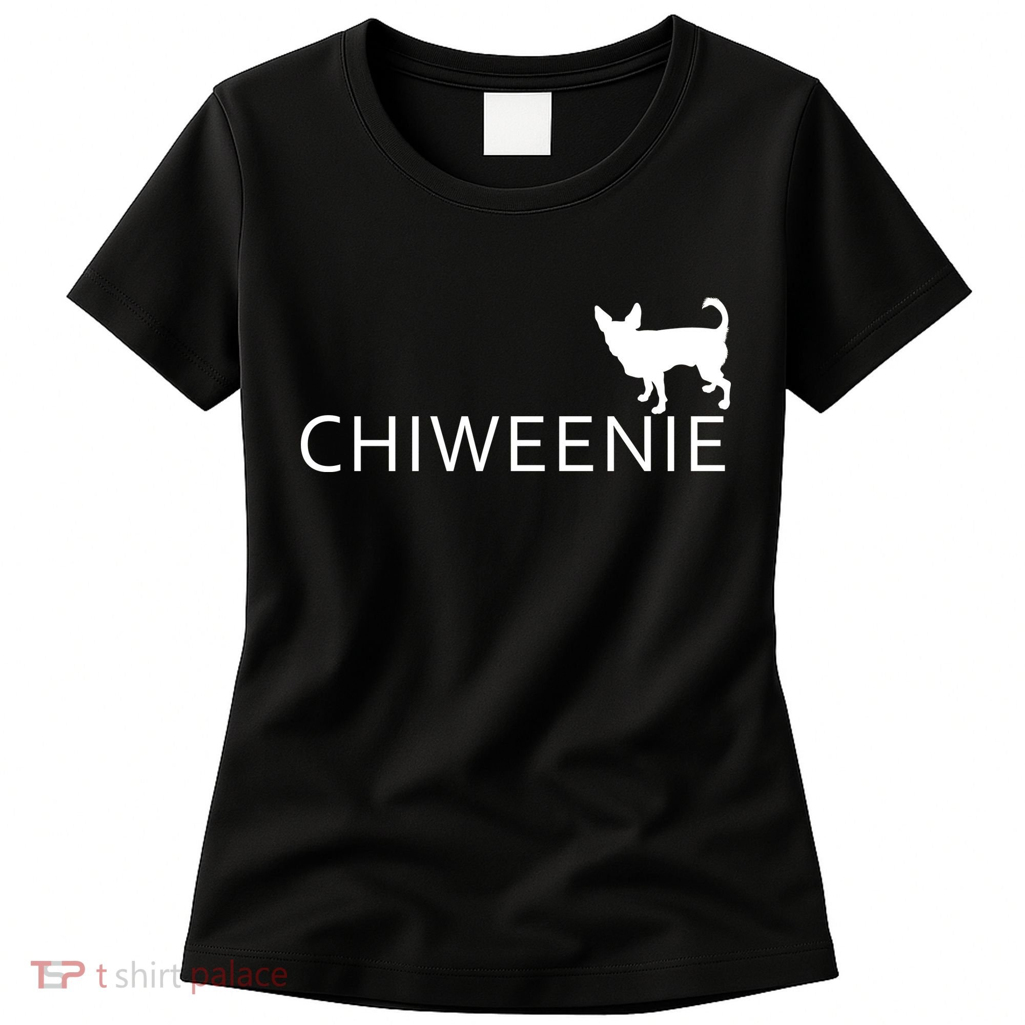 Chiweenie Dog Funny Logo Women's T-Shirt