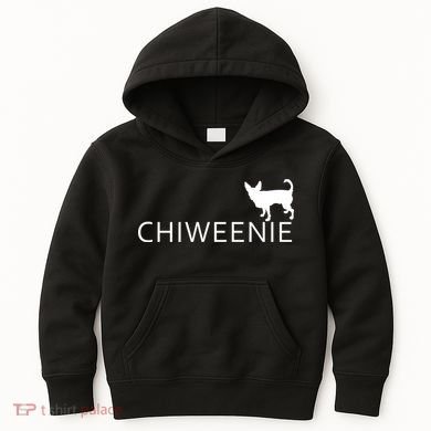 Chiweenie Dog Funny Logo Kids Hoodie