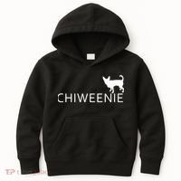 Chiweenie Dog Funny Logo Kids Hoodie thumb 0