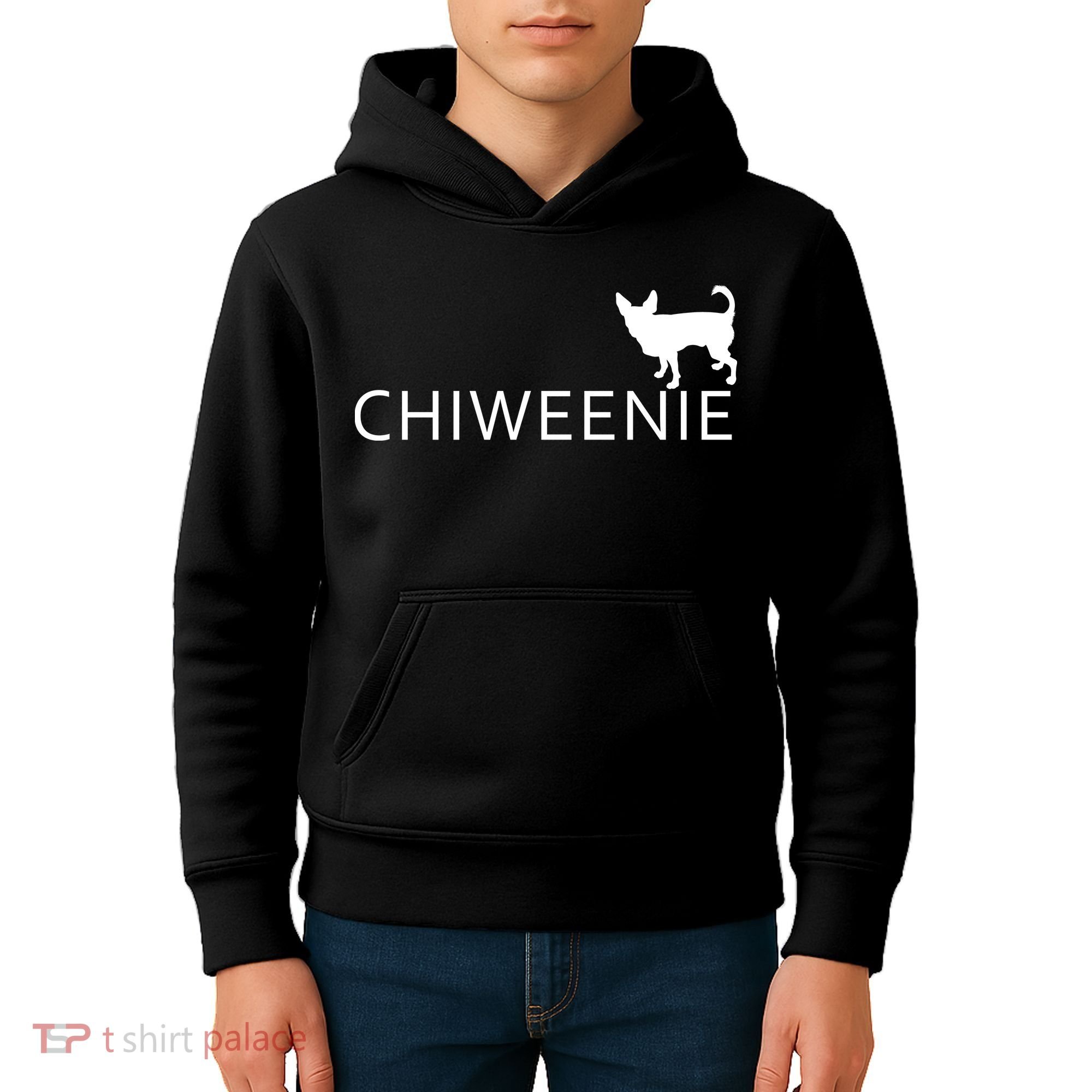 Chiweenie Dog Funny Logo Kids Hoodie