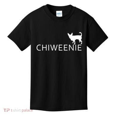 Chiweenie Dog Funny Logo Kids T-Shirt