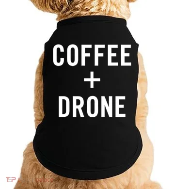 Coffee + Drone For Drone Pilot Gift Doggie Tank