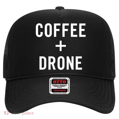 Coffee + Drone For Drone Pilot Gift Hat