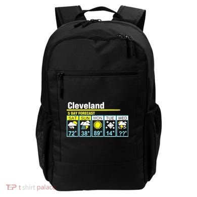 Cleveland-5 Day Forecast Funny Backpack