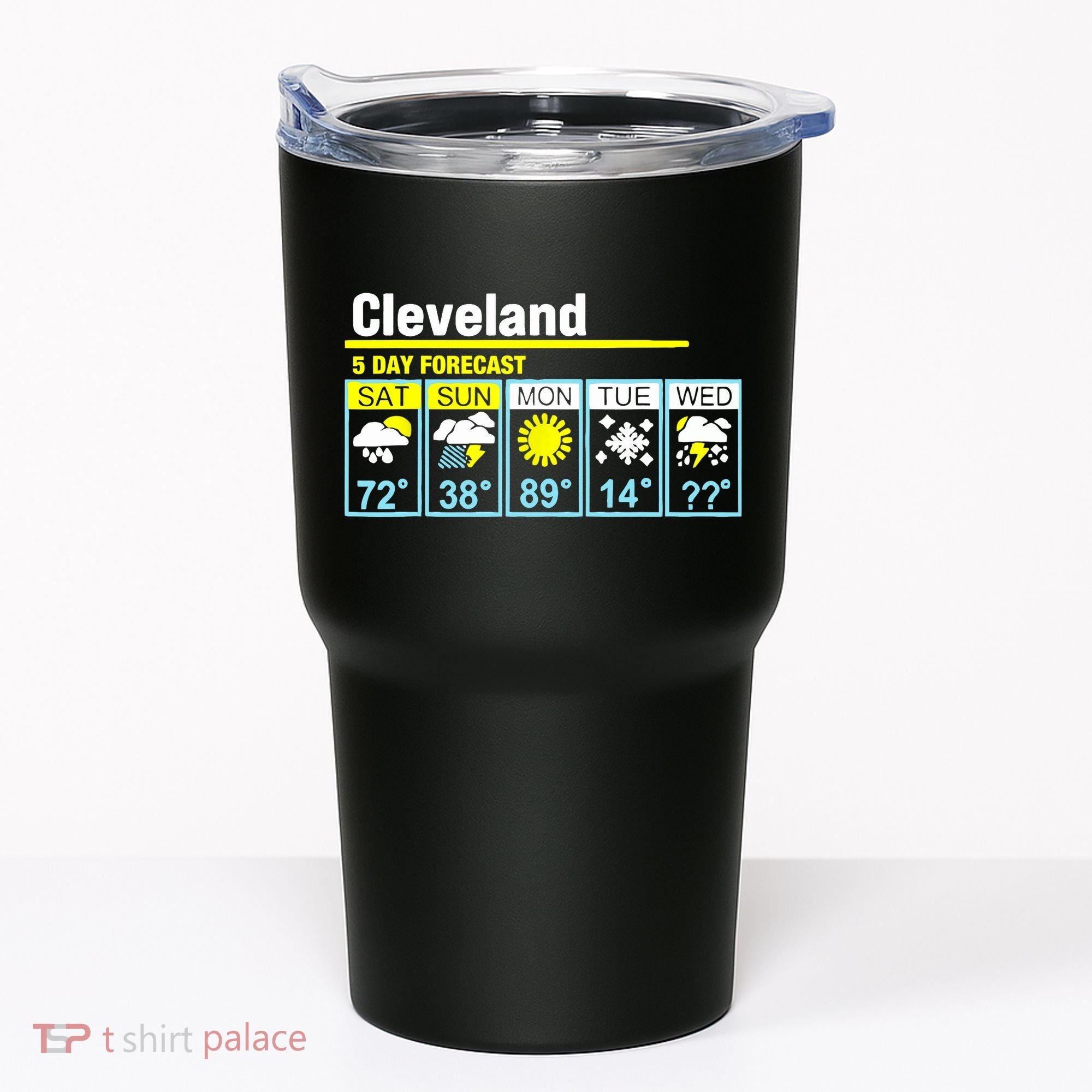 Cleveland-5 Day Forecast Funny Tumbler