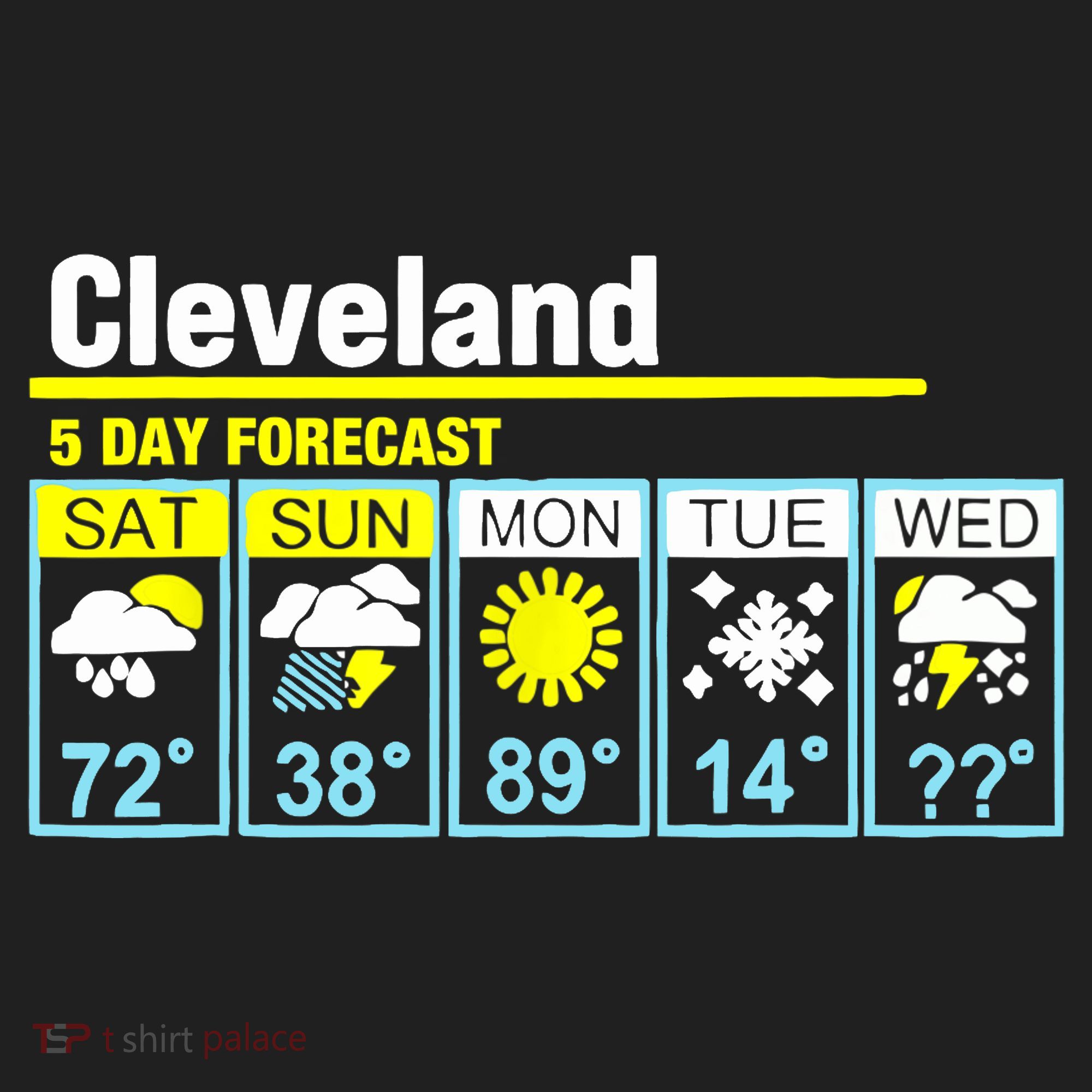 Cleveland-5 Day Forecast Funny Tumbler