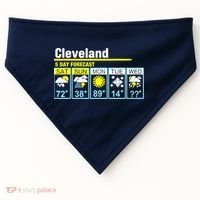 Cleveland-5 Day Forecast Funny USA-Made Doggie Bandana thumb 0