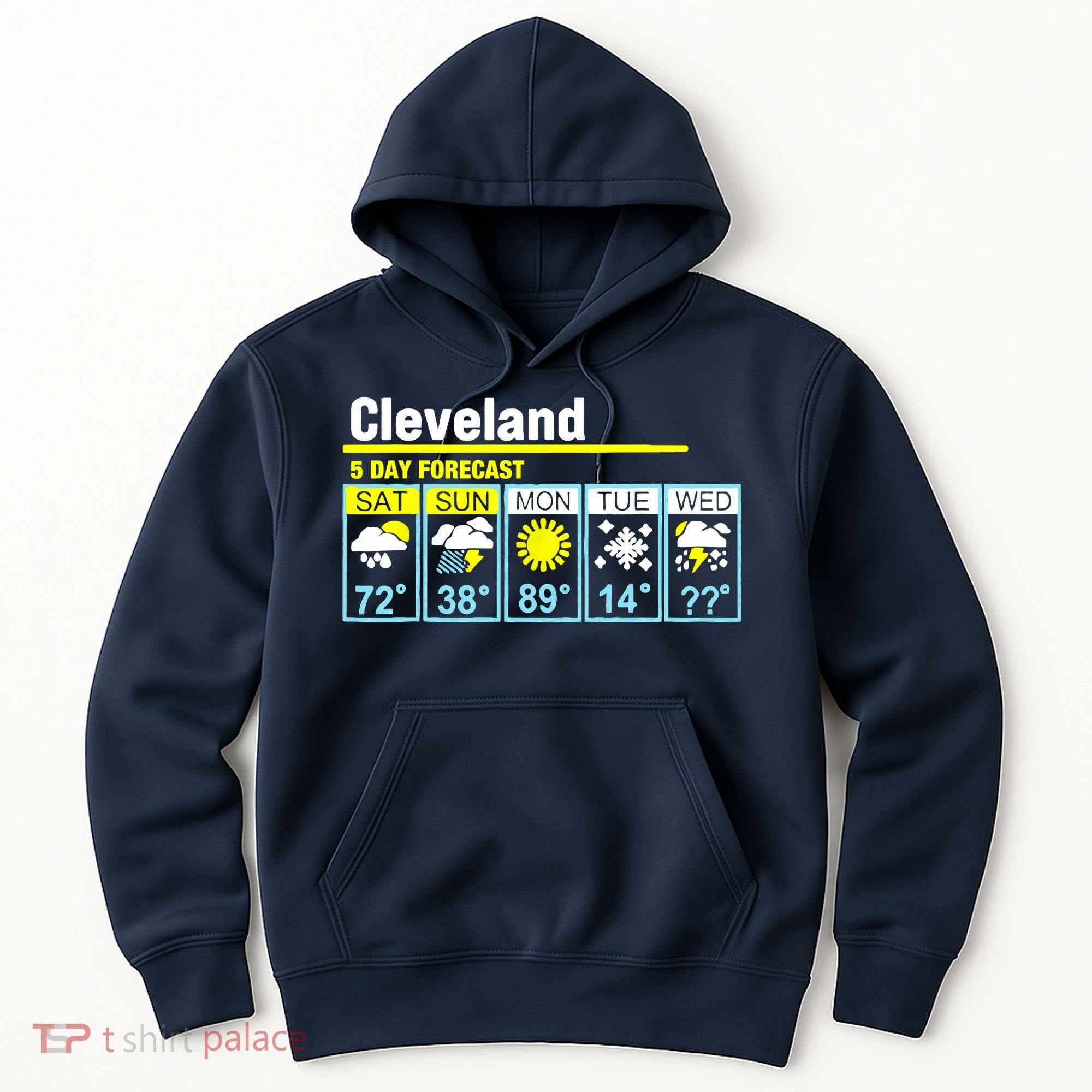 Cleveland-5 Day Forecast Funny Hoodie