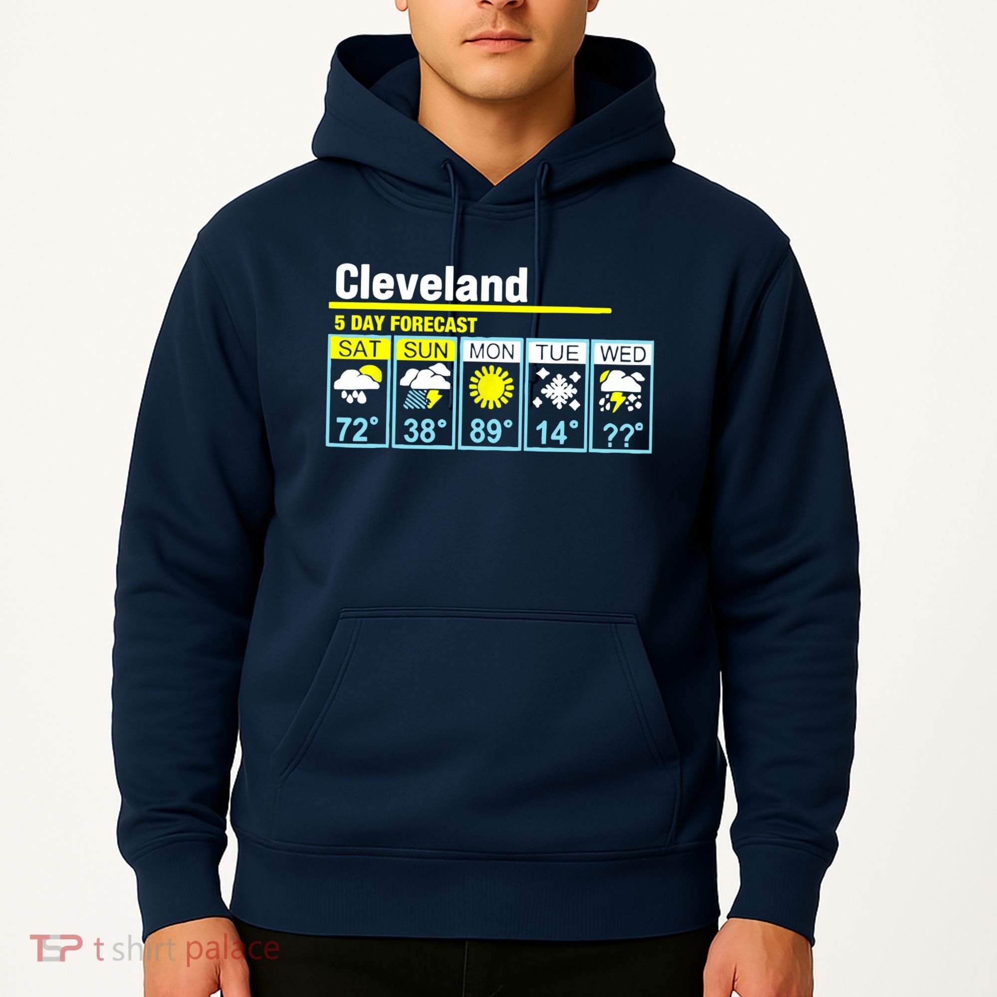 Cleveland-5 Day Forecast Funny Hoodie