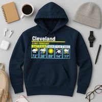 Cleveland-5 Day Forecast Funny Hoodie thumb 3