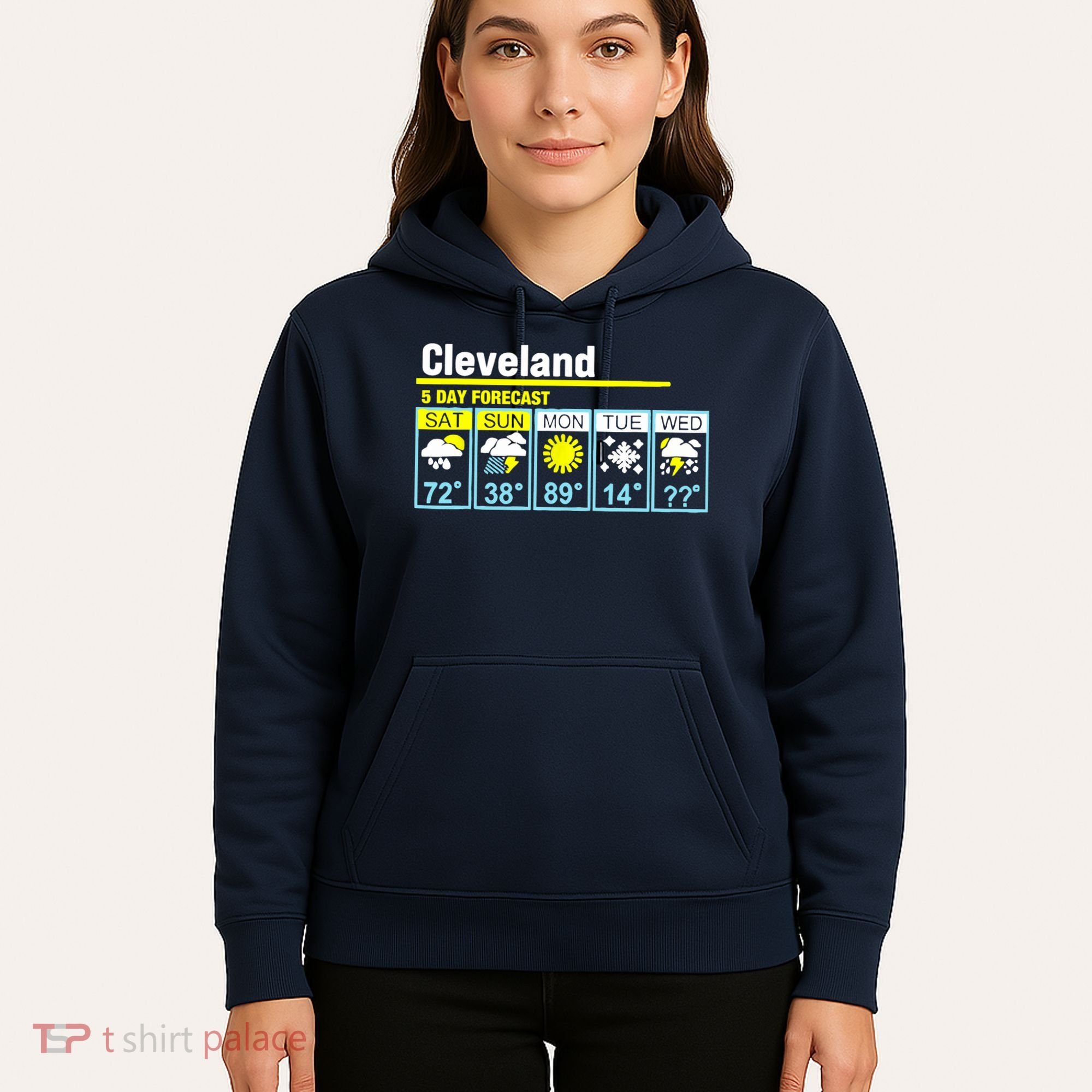 Cleveland-5 Day Forecast Funny Hoodie