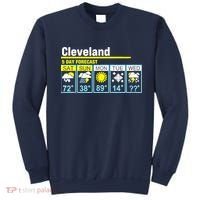 Cleveland-5 Day Forecast Funny Sweatshirt thumb 0