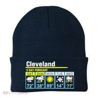 Cleveland-5 Day Forecast Funny Beanie thumb 0