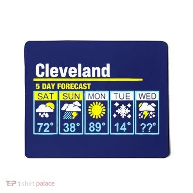 Cleveland-5 Day Forecast Funny Mousepad