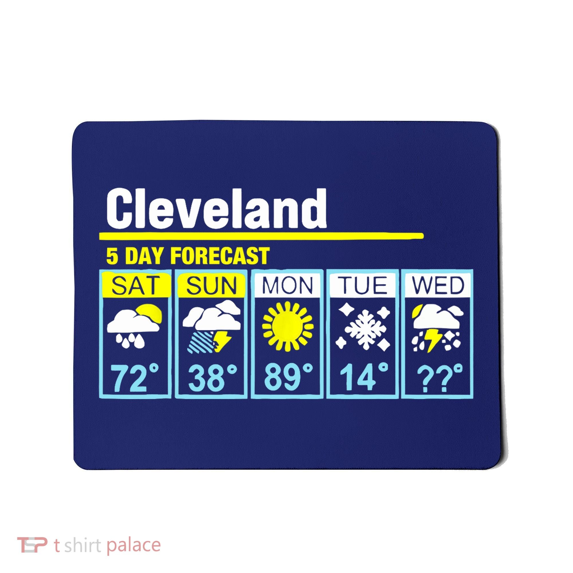 Cleveland-5 Day Forecast Funny Mousepad
