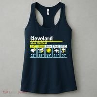 Cleveland-5 Day Forecast Funny Women's Tank Top thumb 3